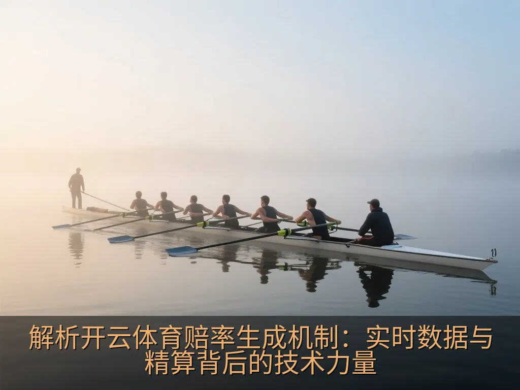 黄昏时分宏伟的体育场馆,带有淡蓝色数字化网络线条覆盖,展现科技与体育的融合